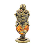 0045509/149.0 Сувенир Дракон на подставке-мотылек  Сувенир (коньячный)