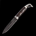 0029461  Оружие сувенирное НОЖ "ПОСЛЕДНИЙ ДОН" дамаск в П/У Авторская работа