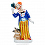 Керамическая статуэтка "Клоун с собакой", фотография 1. Интернет-магазин ЛАВКА ПОДАРКОВ