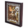 Икона деревянная в киоте "Георгий Победоносец" 39х34 см, фотография 3. Интернет-магазин ЛАВКА ПОДАРКОВ