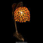 Комплект из двух настольных ламп из янтаря и бронзы "Орел", фотография 2. Интернет-магазин ЛАВКА ПОДАРКОВ
