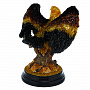 Скульптура из янтаря "Гордый орел", фотография 3. Интернет-магазин ЛАВКА ПОДАРКОВ