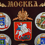 Панно "Гербы округов Москвы" 130х92 см, фотография 2. Интернет-магазин ЛАВКА ПОДАРКОВ
