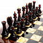 Шахматный ларец янтарный, сапеле, фотография 9. Интернет-магазин ЛАВКА ПОДАРКОВ