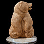Скульптура из бивня мамонта "Большой медведь", фотография 1. Интернет-магазин ЛАВКА ПОДАРКОВ