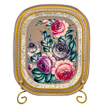 Поднос с авторской росписью 24х20 см