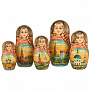 Матрешка "Москва" 20 мест, фотография 4. Интернет-магазин ЛАВКА ПОДАРКОВ