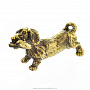 Бронзовая статуэтка "Собака с тапком", фотография 1. Интернет-магазин ЛАВКА ПОДАРКОВ