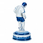 Статуэтка "Футболист". Гжель, фотография 3. Интернет-магазин ЛАВКА ПОДАРКОВ