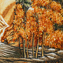 Картина  янтарная "Водопад" 60х40 см, фотография 5. Интернет-магазин ЛАВКА ПОДАРКОВ