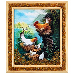 0076396/18*21см (15*18см)  Картина (янтарная крошка)  "ПЕЙЗАЖ" № 9 малая 