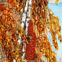 Картина с янтарем и каменной крошкой "Золотая осень" 60х80 см, фотография 4. Интернет-магазин ЛАВКА ПОДАРКОВ