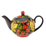 Чайник заварочный 500 мл "Клубника". Хохлома