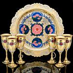 0069298 Златоуст НАБОР "ЛОТОС"позолота, в П/У