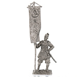 Оловянный солдатик миниатюра "Японский воин-знаменосец"