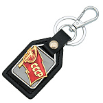 0076941 Брелок "красное Знамя Серп и Молот СССР" L=9.5 см