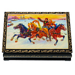 Шкатулка "Тройка. Зима"