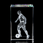 Лазерная графика куб "Футболист", фотография 3. Интернет-магазин ЛАВКА ПОДАРКОВ