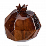 Скульптура из дерева с янтарем "Гранат", фотография 3. Интернет-магазин ЛАВКА ПОДАРКОВ
