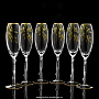 Набор бокалов для шампанского "Folium" на 6 персон, фотография 3. Интернет-магазин ЛАВКА ПОДАРКОВ