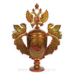 24184 Хохлома Братина "ГЕРБ РФ "