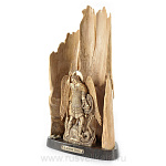  Бивень мамонта Скульптура "Архангел Михаил"