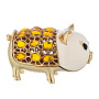 Шкатулка "Свинка праздничная". Традиции Фаберже, фотография 2. Интернет-магазин ЛАВКА ПОДАРКОВ