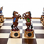 Шахматы деревянные с оловянными фигурами "Бородинское сражение", фотография 5. Интернет-магазин ЛАВКА ПОДАРКОВ