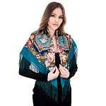 202401 Платок ППс шерсть 100% 89х89 1829-12 1С89-5-ПН