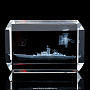 Лазерная графика "Военный корабль", фотография 1. Интернет-магазин ЛАВКА ПОДАРКОВ