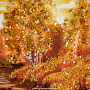 Картина янтарная "Осенний лес" 78х58 см, фотография 3. Интернет-магазин ЛАВКА ПОДАРКОВ