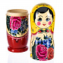 Футляр для бутылки 0,7 л "Матрешка Семеновская", фотография 3. Интернет-магазин ЛАВКА ПОДАРКОВ