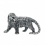 Статуэтка из серебра 925* на каменной подставке "Тигр", фотография 9. Интернет-магазин ЛАВКА ПОДАРКОВ