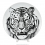 Тарелка мелкая "Тигр" 20 см, фотография 1. Интернет-магазин ЛАВКА ПОДАРКОВ