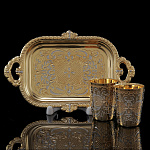 0069806/0643 Златоуст Водочнай набор "Встреча" на 2 перс