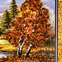 Картина янтарная "Пейзаж" 47х28 см, фотография 4. Интернет-магазин ЛАВКА ПОДАРКОВ