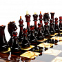 Шахматный ларец янтарный, сапеле, фотография 8. Интернет-магазин ЛАВКА ПОДАРКОВ