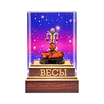 Статуэтка из янтаря и бронзы "Знак Зодиака Весы"