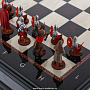 Шахматный ларец с оловянными фигурами "Ледовое побоище" 48х48 см, фотография 3. Интернет-магазин ЛАВКА ПОДАРКОВ