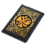 0069443 ОБЛОЖКА НА ПАСПОРТ кож. переплет, ручная работа