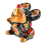 0051766 Хохлома СИМВОЛ ГОДА 2020 МЫШКА зубастик (фарфор)