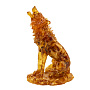 Статуэтка из янтаря "Волк", фотография 2. Интернет-магазин ЛАВКА ПОДАРКОВ
