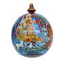 Елочный шар с росписью "Зимняя сказка", фотография 4. Интернет-магазин ЛАВКА ПОДАРКОВ