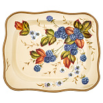 100596 Поднос с авторской росписью 24*20см АА1987