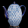 Кофейник «Кобальтовая сетка». Форма Тюльпан. ИФЗ, фотография 1. Интернет-магазин ЛАВКА ПОДАРКОВ