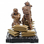Деревянная резная скульптура "Солдаты ССО". Высота 53 см, фотография 3. Интернет-магазин ЛАВКА ПОДАРКОВ