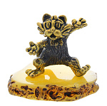 0045812/1451 Сувенир Котенок Танцор Сувенир (белый)