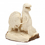 Скульптура из бивня мамонта "Бой динозавров", фотография 1. Интернет-магазин ЛАВКА ПОДАРКОВ