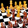 Шахматы в ларце с янтарными фигурами "Янтарный Кенигсберг", фотография 7. Интернет-магазин ЛАВКА ПОДАРКОВ