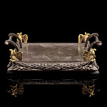 0016856 Бронза ПОДНОС для чарок"Кавалергард" Эксклюзив.Авт.Работа